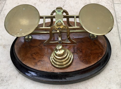 Antique set brass postal - antique,