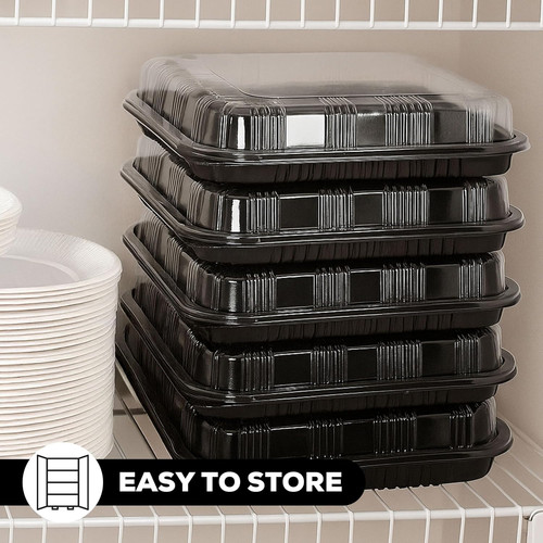 Pack sandwich platter trays - 6,