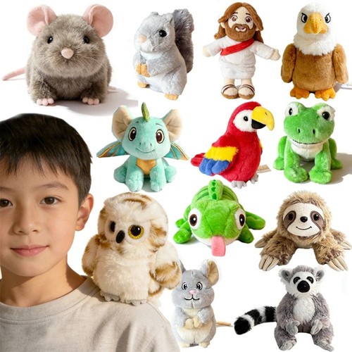 Magnetic shoulder plush - magnetic,