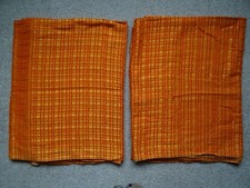 Curtains - Orange - Vintage