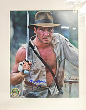 Harrison Ford Hand Signed mounted autograph with cert 12 x 18" Approx