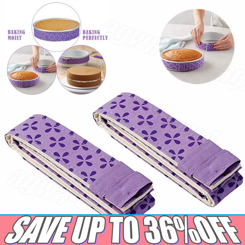 Cake pan strips bake even - 2×cake,