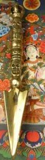 VERY SPECIAL TIBETAN BRONZE SACRED 4 x SKULL THOKCHA THOGCHAG PHURBA 50 + YEARS