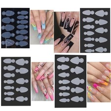 Nail Form Mould French Line Drawing Guide Stickers Nail Extension Accessories