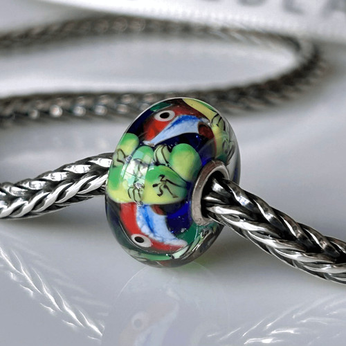 Trollbeads orange fish - fish, unique
