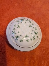 Royal Tara fine bone china shamrock trinket box signed vgc