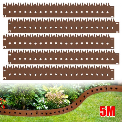 Metal garden edging corten - metal,