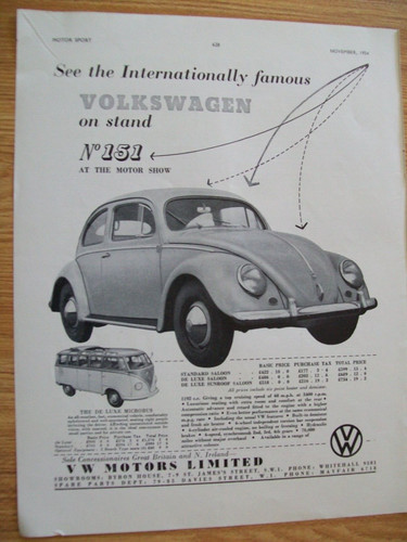 1955 volkswagen bug - volkswagen,