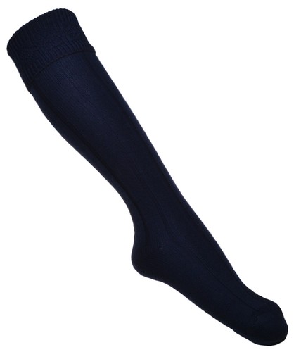 Navy kilt hose - navy,