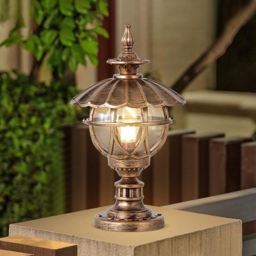 Balcony post lamp - lamp, bar