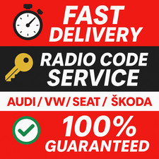 Radio Unlock Code ? Audi VW SEAT Škoda – Quick & Reliable Service