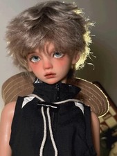 1/4 BJD TAN SKIN Doll Resin Ball Jointed Doll Cool Boy Face up Eyes Handmake Toy