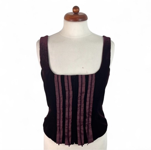 Vintage 90s burgundy velvet - vintage,