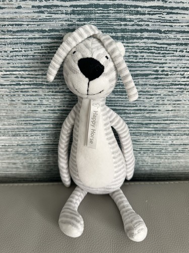 Happy horse grey striped polo - horse,