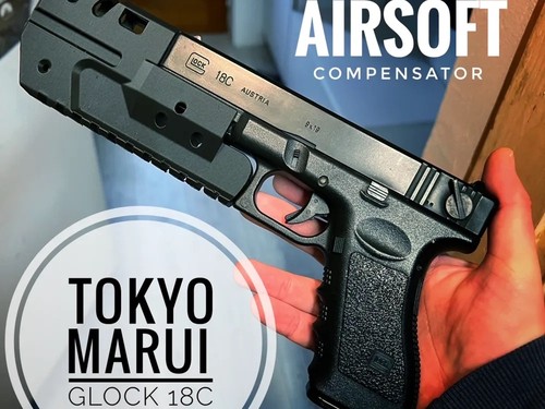 Airsoft glock 18c - 18c, compensator