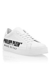 PHILIPP PLEIN LEATHER LO-TOP