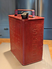 Vintage Shell Motor Spirit Red