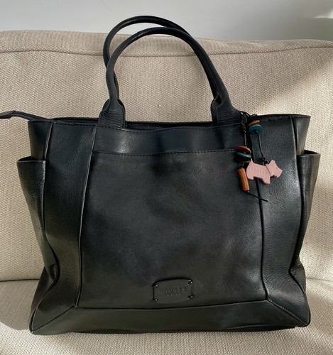 Radley black leather large - radley,