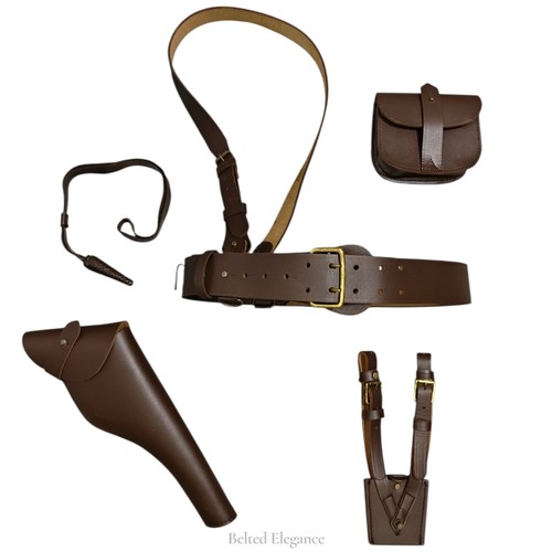 Sam browne belt - belt, genuine