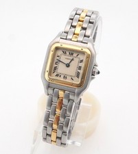Cartier Panthere Lady Steel/Gold 22mm 1 Row. Gold