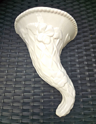 Unmarked white ceramic wall - ceramic,