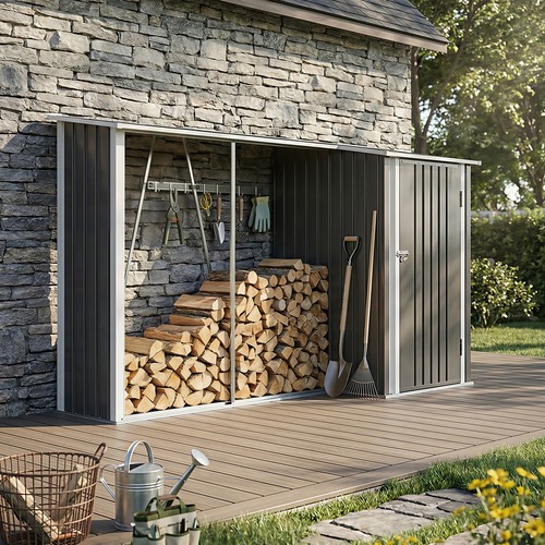 Metal garden shed - metal,