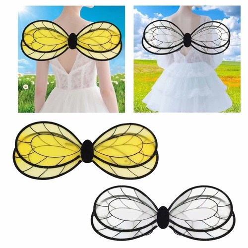 Bee wings black yellow - bee,