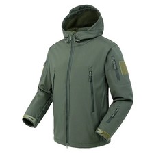 Mens Waterproof Soft Shell Jacket Tactical Hoodie Winter Warm Military Coats