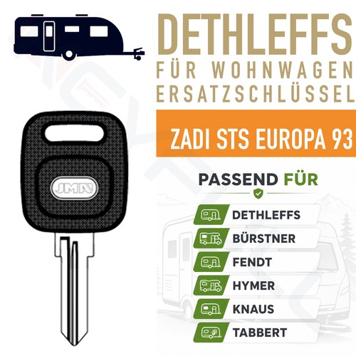 Key blank caravans dethleffs - key,