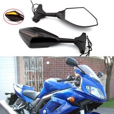 2x Side Mirrors Rearview LED