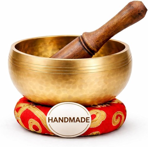 Tibetan singing bowl set - bowl,