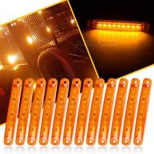 12x 12V Orange Marker Side Led