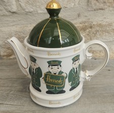 Vintage Harrods Teapot Green &