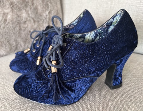 Joe browns dark blue velvet - browns,