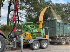 tractor wood chip, wood