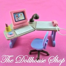 Fisher Price Loving Family Dream Dollhouse Home Office Desk