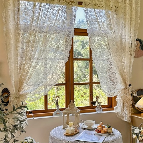 Sheer curtain panels lace - sheer,