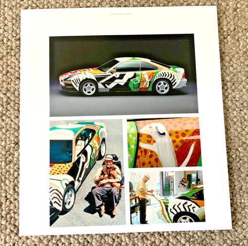 Bmw art car david - david, hockney