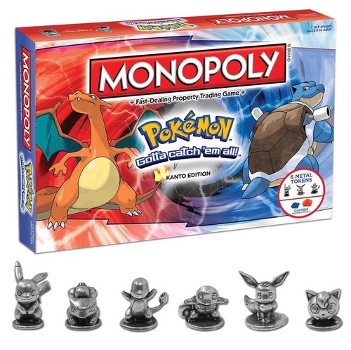 Pokémon monopoly kanto - pokémon,