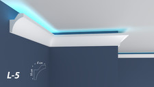 Coving cornice moulding led - cornice,