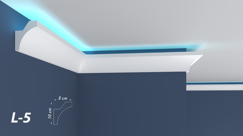 Coving cornice moulding led - moulding,