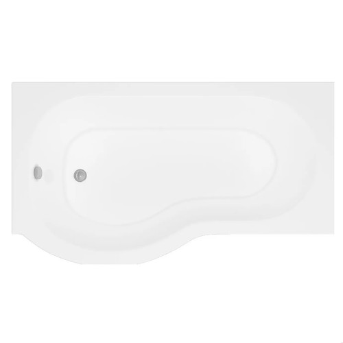 Modern bathroom shaped bath - p,