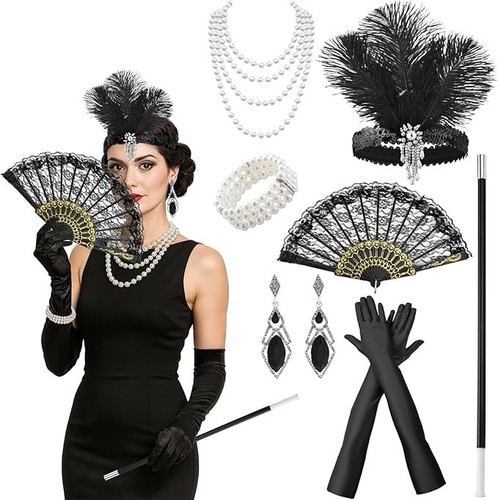 1920s flapper dress - dress, w/