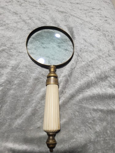 Antique magnifying glass - magnifying,