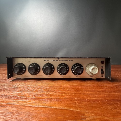 Vintage shure m68 broadcast - vintage,