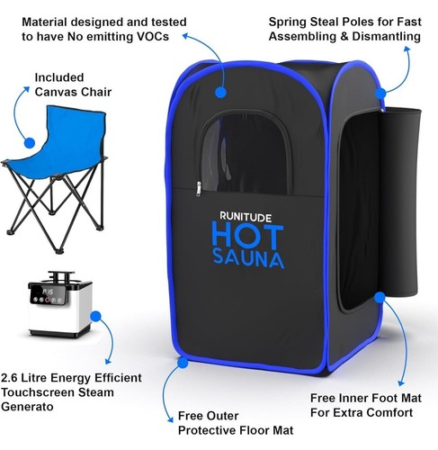 Runitude portable sauna - runitude, steam