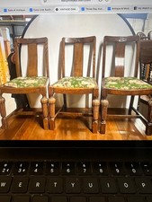 Set of 4 Four Antique Oak Art