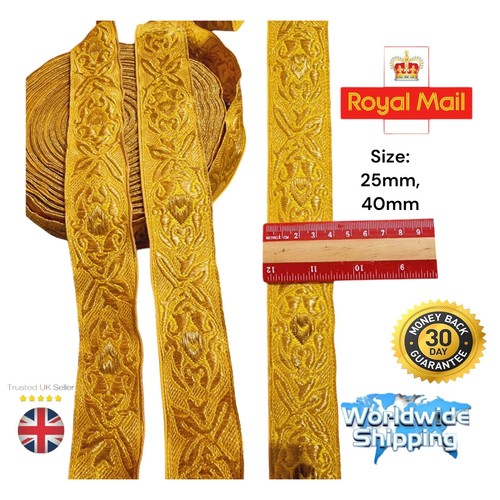 Mylar gold trim size - gold, ''size