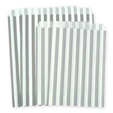 Paper Sweet Bags Stripe - Candy Retail Wedding Birthday Party Treat Goodie Bag