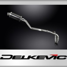 Suzuki DRZ400E 2000-2009 Delkevic Full Exhaust 225mm Oval Carbon Silencer Can